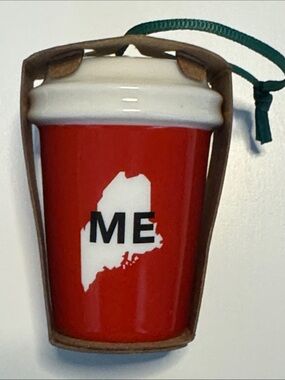 Starbucks Maine Ceramic Ornament NWT
